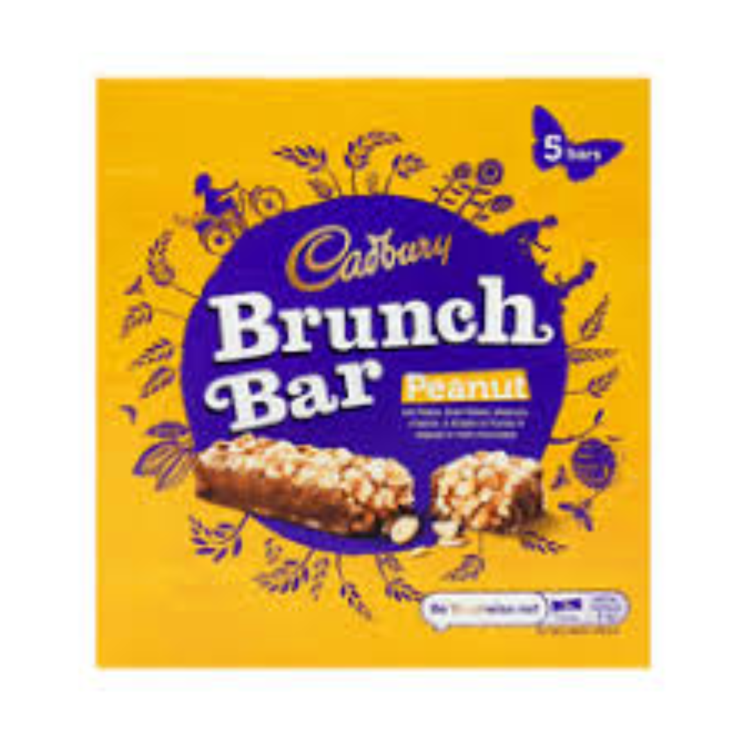 CADBURY BRUNCH BAR PEANUT 140G